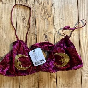 Urban Outfitters Out from Under Crushed Velvet Bralette